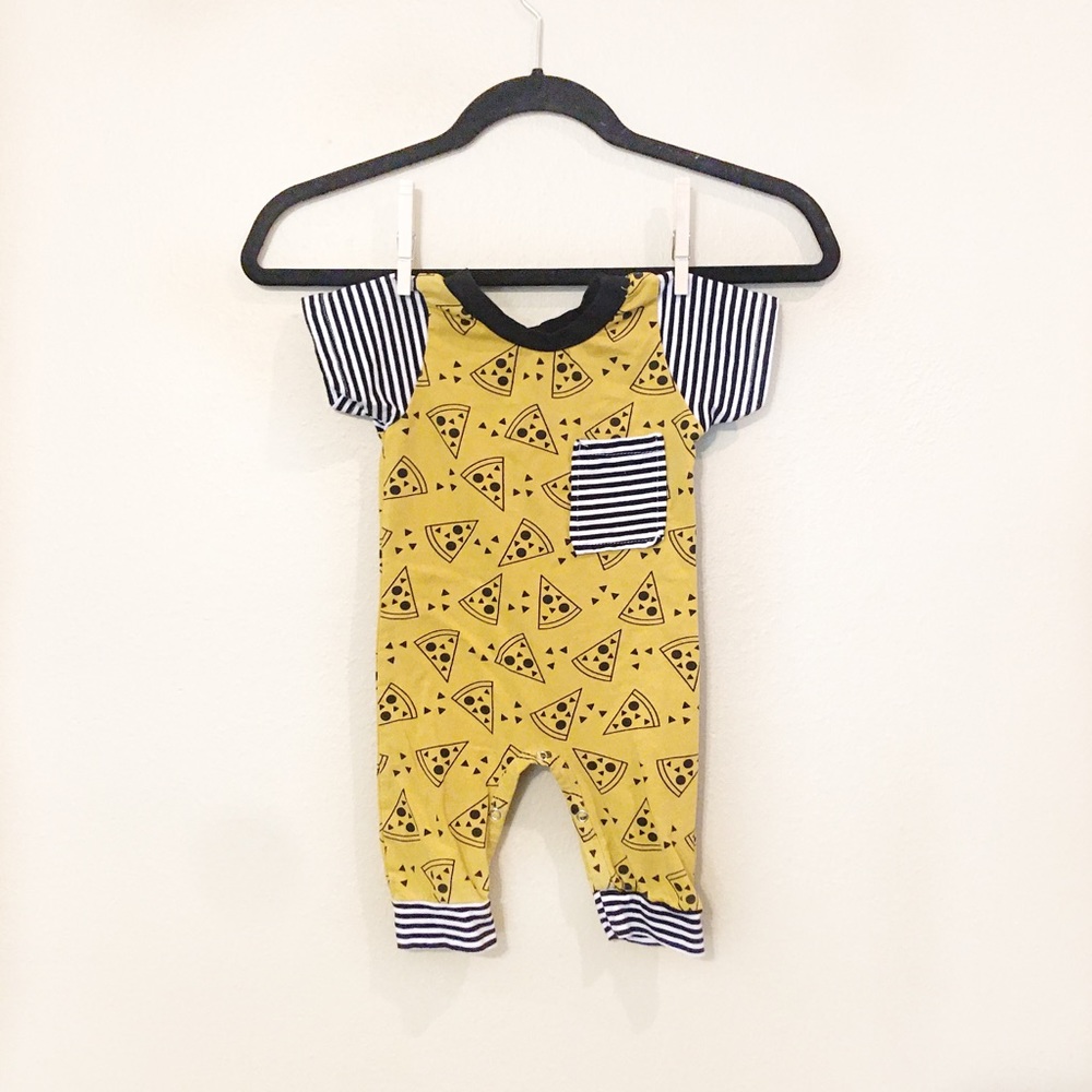 🍕 Pizza Striped Bodysuit 🍕